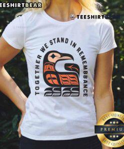 Alt Text: Native American ladies wearing 'Together We Stand' tee on Unity Day, symbolizing remembrance and unity.