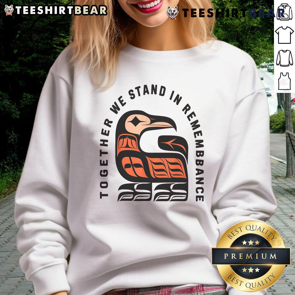 Hot Together We Stand In Remembrance Unity Day Native American Sweatshirt showcasing cultural unity and remembrance.