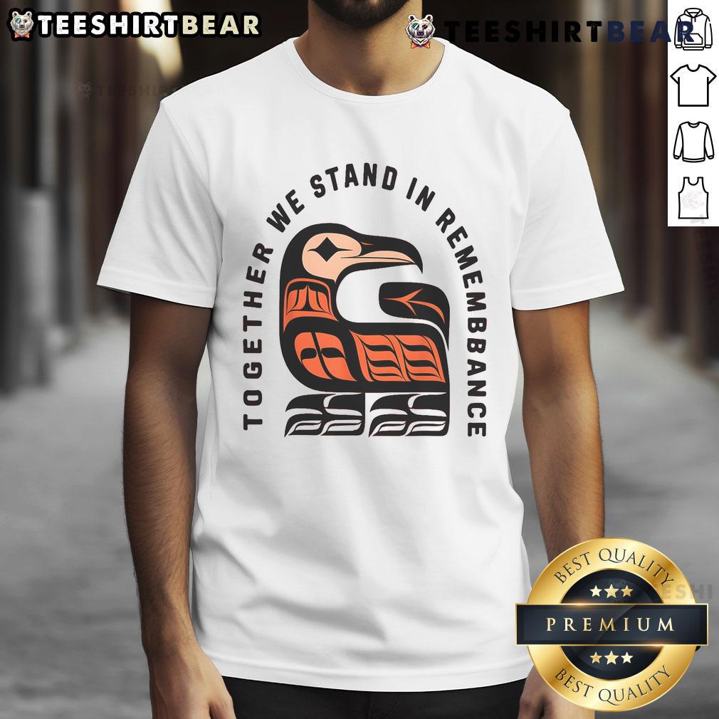 Hot Together We Stand In Remembrance Unity Day Native American T-Shirt featuring vibrant design and cultural symbols.
