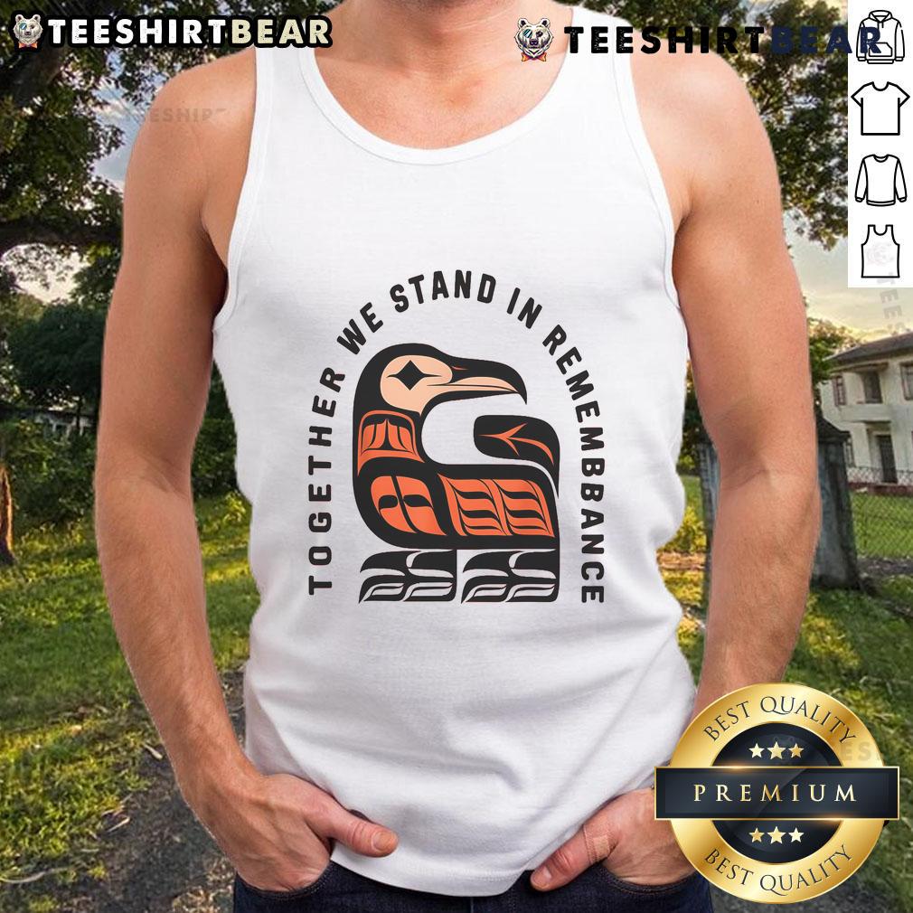 Hot Together We Stand In Remembrance Unity Day Native American Tank Top showcasing unity and cultural pride.