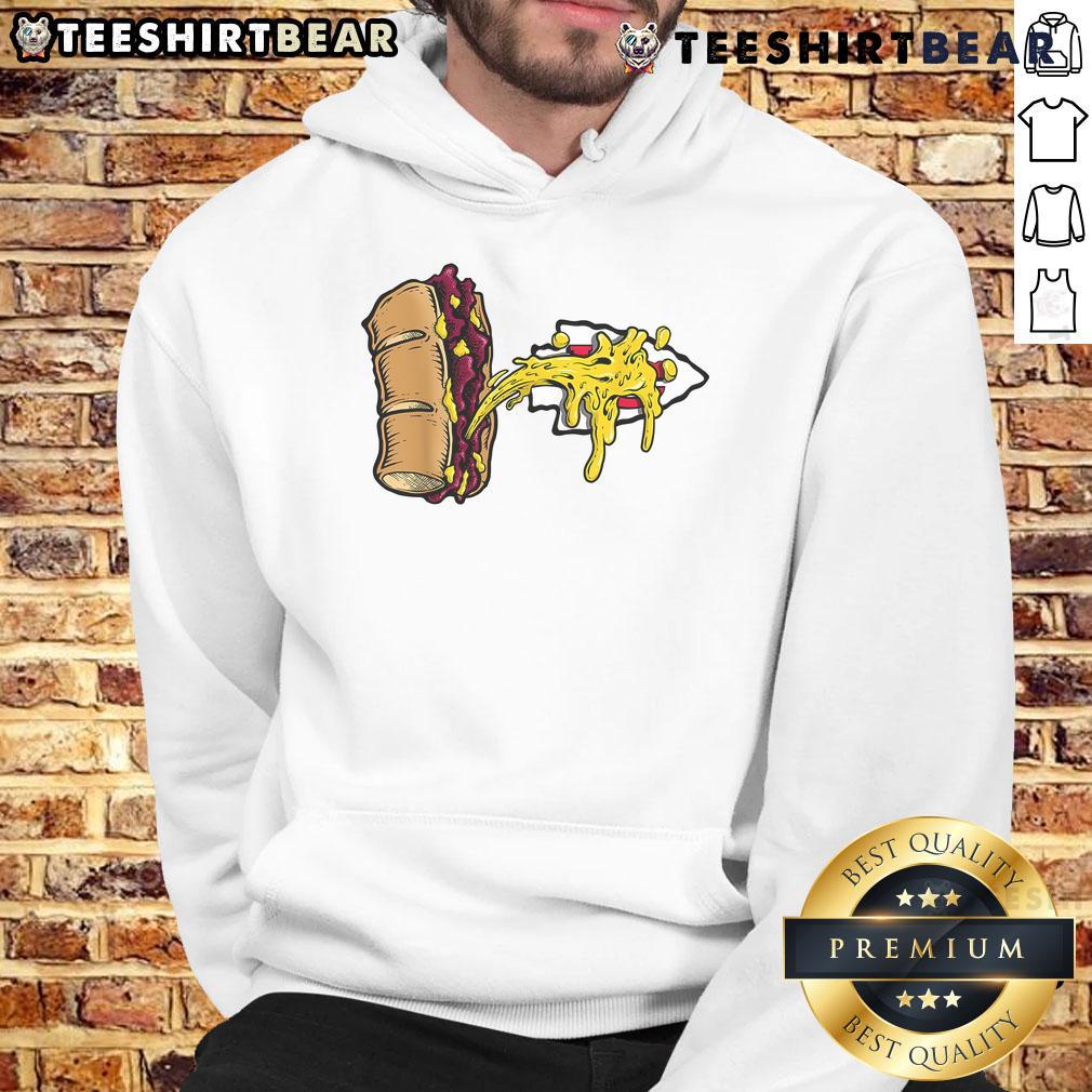 Nice Cheesesteak Conference Champs Hoodie showcasing a stylish design perfect for fans celebrating their team's victory.