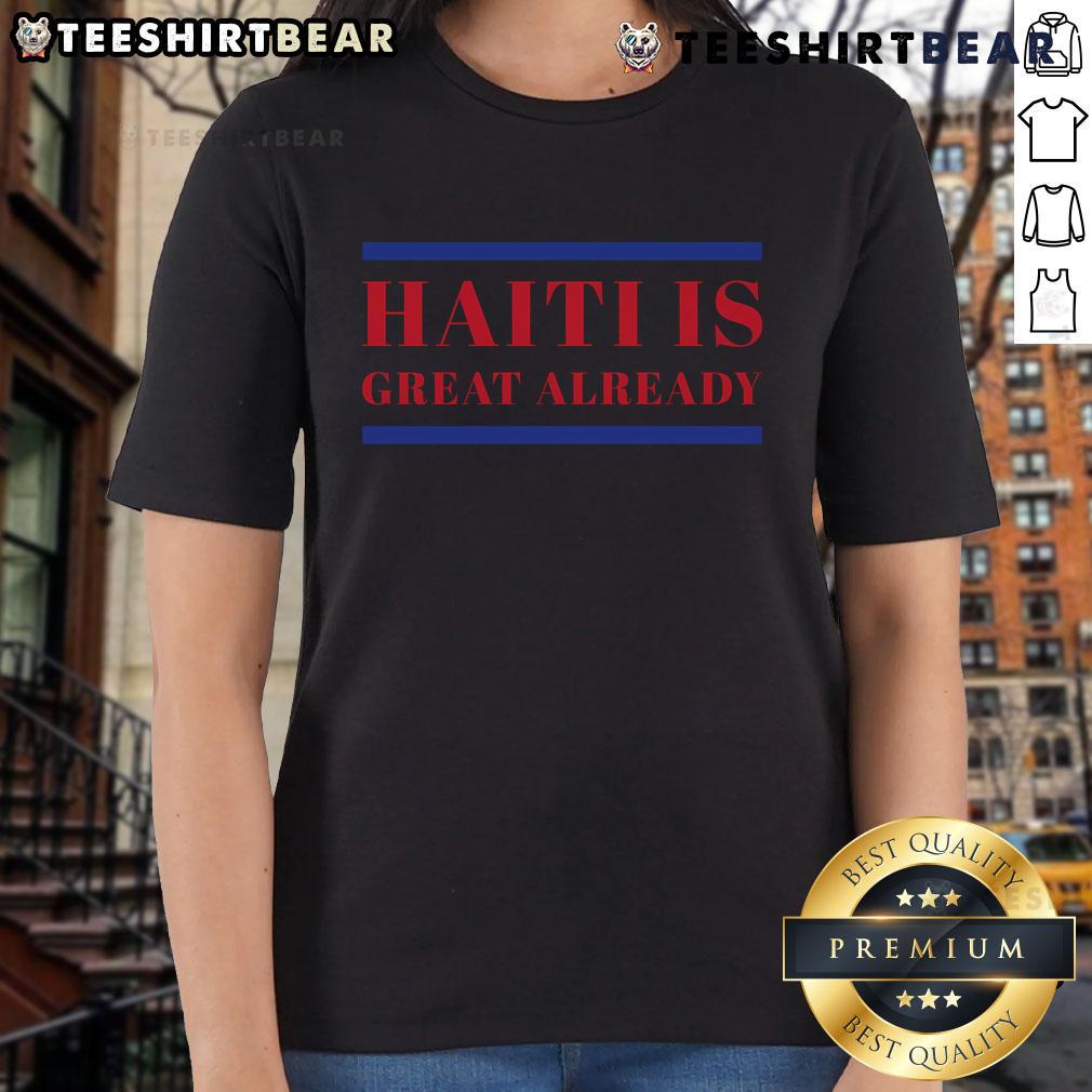 Conan O'Brien Haiti is Great Ladies Tee featuring a vibrant graphic, perfect for fans of Conan and unique apparel.