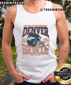 Nice Denver Broncos classic team helmet tank top for fans, featuring bold team colors and logo, perfect for game day.