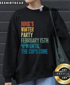 Vintage retro sweatshirt from Nice Doug's Winter Party, February 2025, featuring a unique design and cozy fabric.