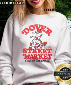 Nice Dover Street Market showcases Verdy's celebratory Chinese New Year sweatshirt in a vibrant display.