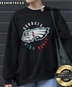 Cozy Nice Georgia Bird Dawgs sweatshirt featuring Philadelphia Eagles and Georgia Bulldogs logos, perfect for fans.