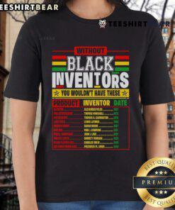 Alt Text: Nice History of Forgotten Black Inventors tee for Black History Month featuring inspirational design and diverse inventors.