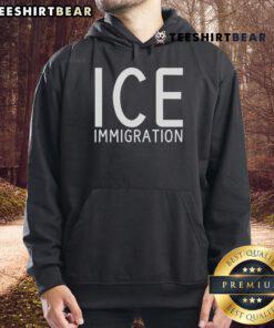 Cozy Nice Ice Immigration hoodie featuring a stylish design, perfect for expressing support and comfort.