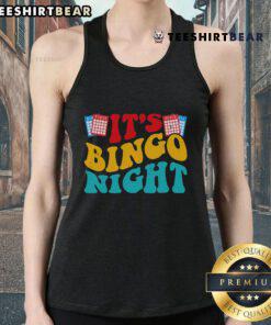 Nice It's Bingo Night Tank Top featuring vibrant design and playful text, perfect for bingo enthusiasts and casual wear.