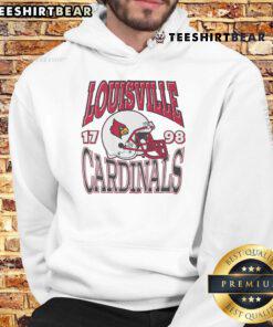 Nice Louisville Cardinals classic team helmet hoodie showcasing team colors and logo for fans and sports enthusiasts.