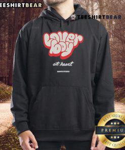 Nice Miguel Harichi Santo Studio Lover Boy At Heart Hoodie displayed on a mannequin in a stylish setting.