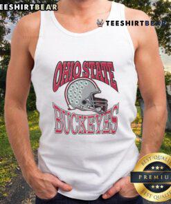 Ohio State Buckeyes classic team helmet tank top showcasing team pride and style for fans and athletes alike.