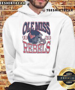 Nice Ole Miss Rebels Classic Team Helmet Hoodie showcasing vibrant team colors and logo for dedicated fans.