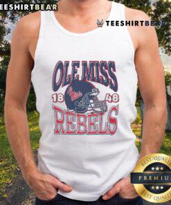Nice Ole Miss Rebels Classic Team Helmet Tank Top featuring the iconic Rebels logo, perfect for game day and fans.
