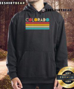 Nice Retro Colors Colorado Hoodie featuring vibrant hues and a cozy design, perfect for stylish outdoor adventures.