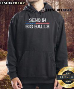 Stylish Nice Send In Big Balls Doge DOGE Hoodie showcasing vibrant design and cozy fit for Doge enthusiasts.