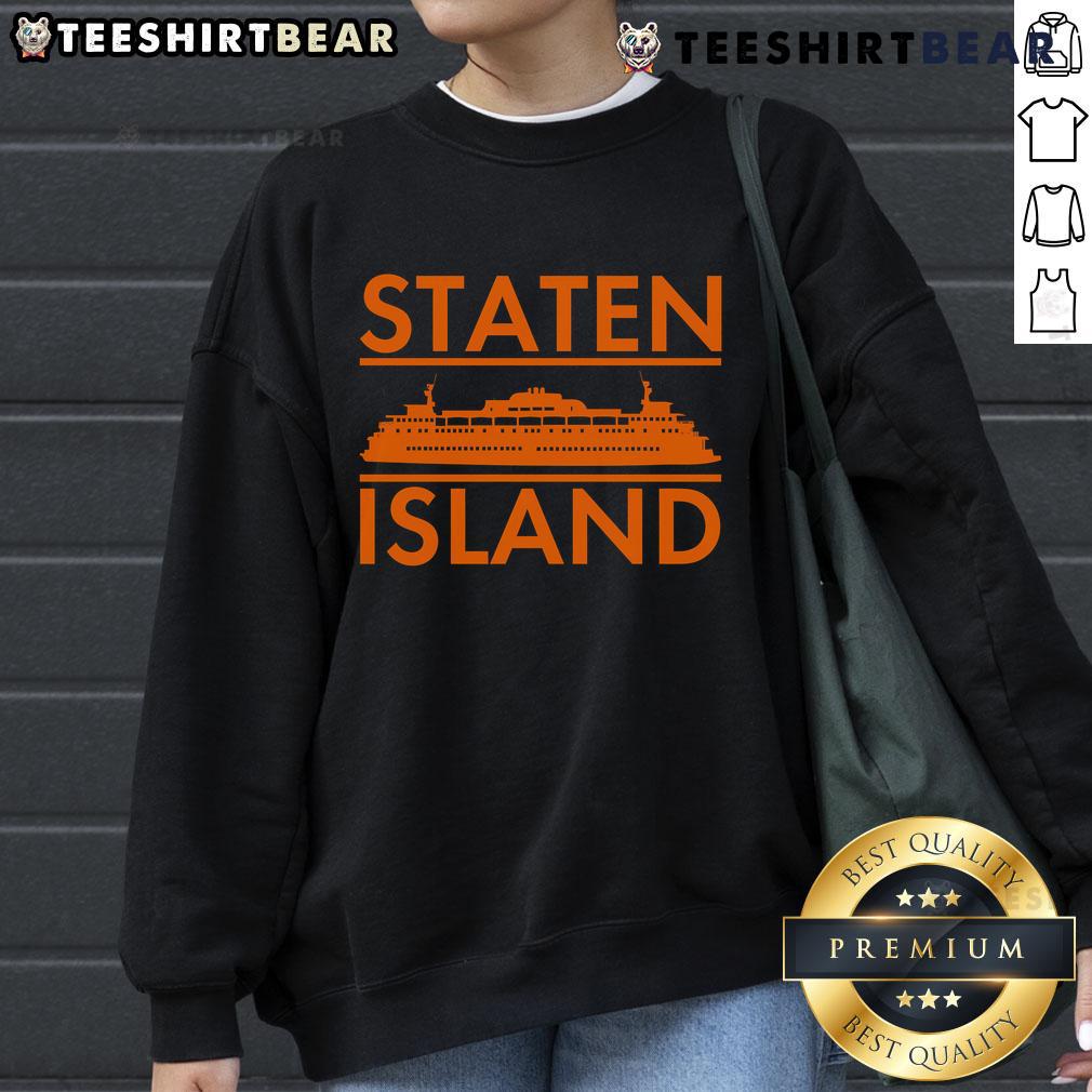 Cozy Nice Staten Island Ferry New York sweatshirt featuring a vibrant design, perfect for ferry enthusiasts and tourists.