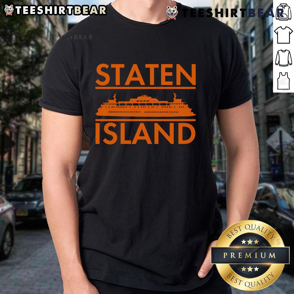 Stylish Staten Island Ferry New York T-Shirt featuring vibrant design and iconic ferry graphic for NYC enthusiasts.
