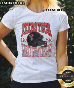 Nice Texas Tech Red Raiders classic team helmet ladies tee showcasing vibrant colors and logo for fans.