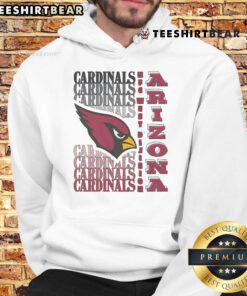 Official Arizona Cardinals Gradient Wordmark Hoodie featuring vibrant team colors and logo on a stylish design.