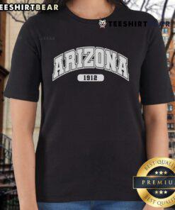 Official Arizona Collegiate 1912 Ladies Tee featuring vintage design and comfortable fit for casual wear.