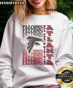 Official Atlanta Falcons Gradient Wordmark Sweatshirt showcasing vibrant team colors and stylish design for fans.