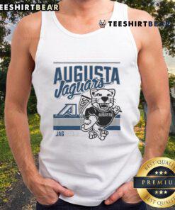 Official Augustus the Jaguar tank top featuring the retro logo of the Augusta Jaguars mascot in vibrant colors.