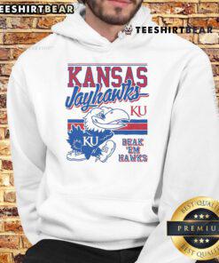 Official Big Jay Kansas Jayhawks retro logo mascot hoodie, featuring vibrant colors and vintage design for fans.