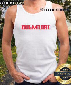 Official Bilmuri logo tank top design featuring bold graphics, perfect for fans and casual wear enthusiasts.