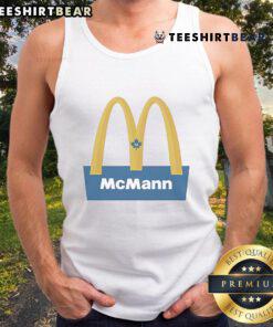 Official Bobby McMann Toronto Maple Leafs x McDonald's tank top featuring team colors and logo, perfect for fans.