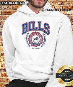 Official Buffalo Bills NFL Team Crest Hoodie for AFC Championship Game - Perfect gear for fans to show support!