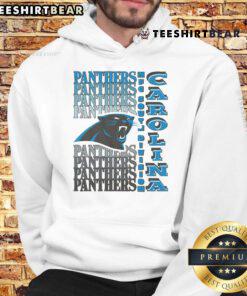 Official Carolina Panthers Gradient Wordmark Hoodie featuring a stylish design and team colors for fans.