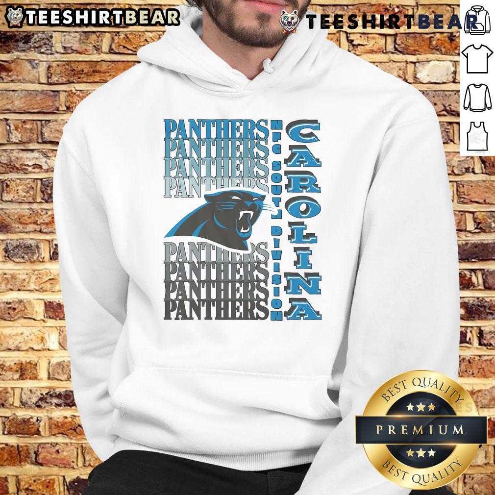 Official Carolina Panthers Gradient Wordmark Hoodie featuring a stylish design and team colors for fans.