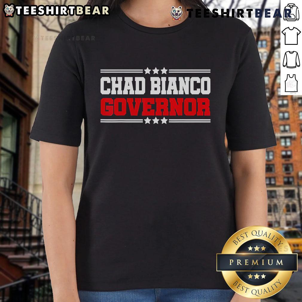 Official Chad Bianco for Governor of California 2025 ladies tee featuring a stylish design and campaign logo.