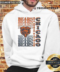 Official Chicago Bears Gradient Wordmark Hoodie featuring bold team colors and stylish design for fans.