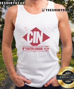 Official Cincinnati 2025 Spring Training Cactus League True Icon Tank Top for fans and warm weather enthusiasts.