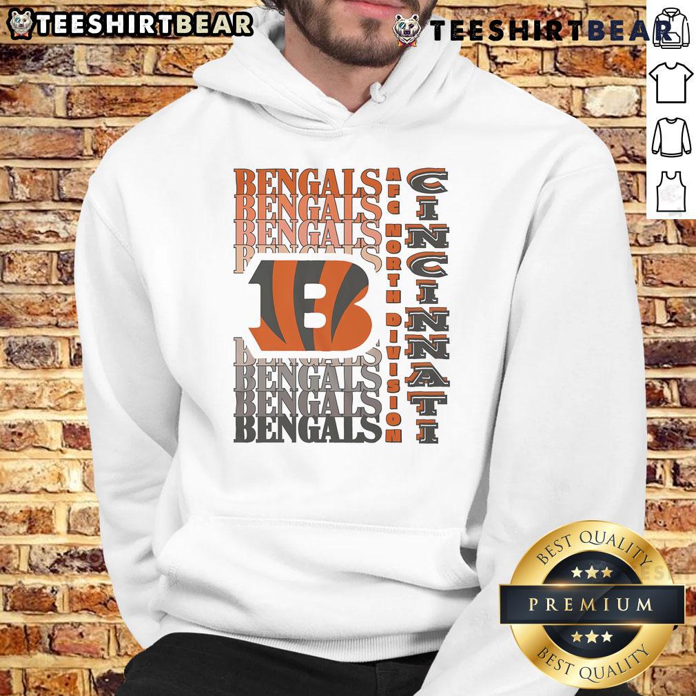 Official Cincinnati Bengals Gradient Wordmark Hoodie featuring bold team colors and logo for stylish fan apparel.