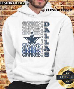 Official Dallas Cowboys Gradient Wordmark Hoodie featuring a stylish design and team colors for fans and supporters.
