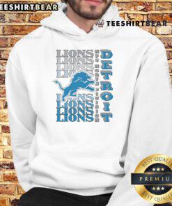 Official Detroit Lions Gradient Wordmark Hoodie featuring bold team colors and stylish design for fans.