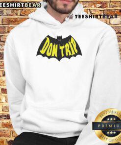 Official Don Trip Batman Hoodie featuring a bold graphic design, perfect for fans of Batman and stylish streetwear.