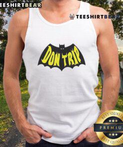Official Don Trip Batman Tank Top featuring iconic Batman logo, perfect for casual wear and superhero fans.