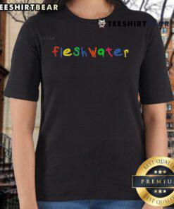 Official Fleshwater Duck Ladies Tee featuring a vibrant duck graphic and stylish design for casual wear.
