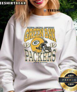 Official Green Bay Packers Classic Team Helmet Sweatshirt featuring team colors and logo, perfect for fans and game day.