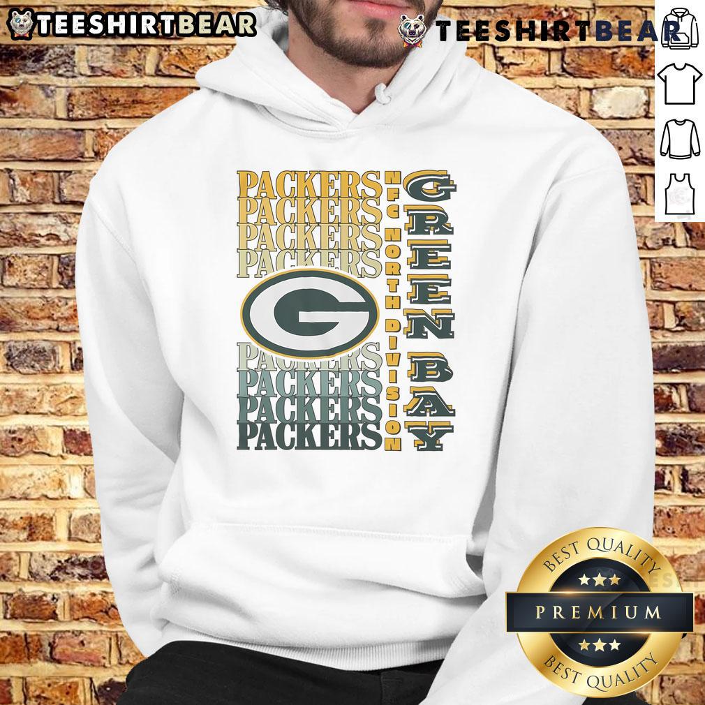 Official Green Bay Packers Gradient Wordmark Hoodie featuring bold team colors and logo for stylish fan apparel.