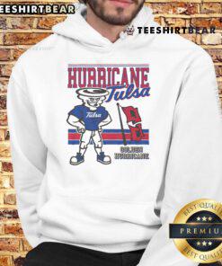 Official Gus T. Tulsa Golden Hurricane retro logo mascot hoodie featuring vibrant colors and classic design.