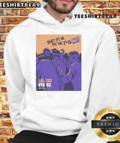 Alt Text: Official Jack Perkins hoodie featuring 'Don't Fit In, Fit The F*ck Out' design in size Uta 113, perfect for streetwear.