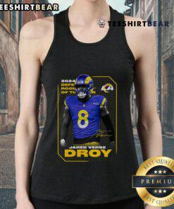 Alt Text: Official Jared Verse Black Los Angeles Rams 2024 NFL Defensive Rookie of the Year tank top for fans and collectors.