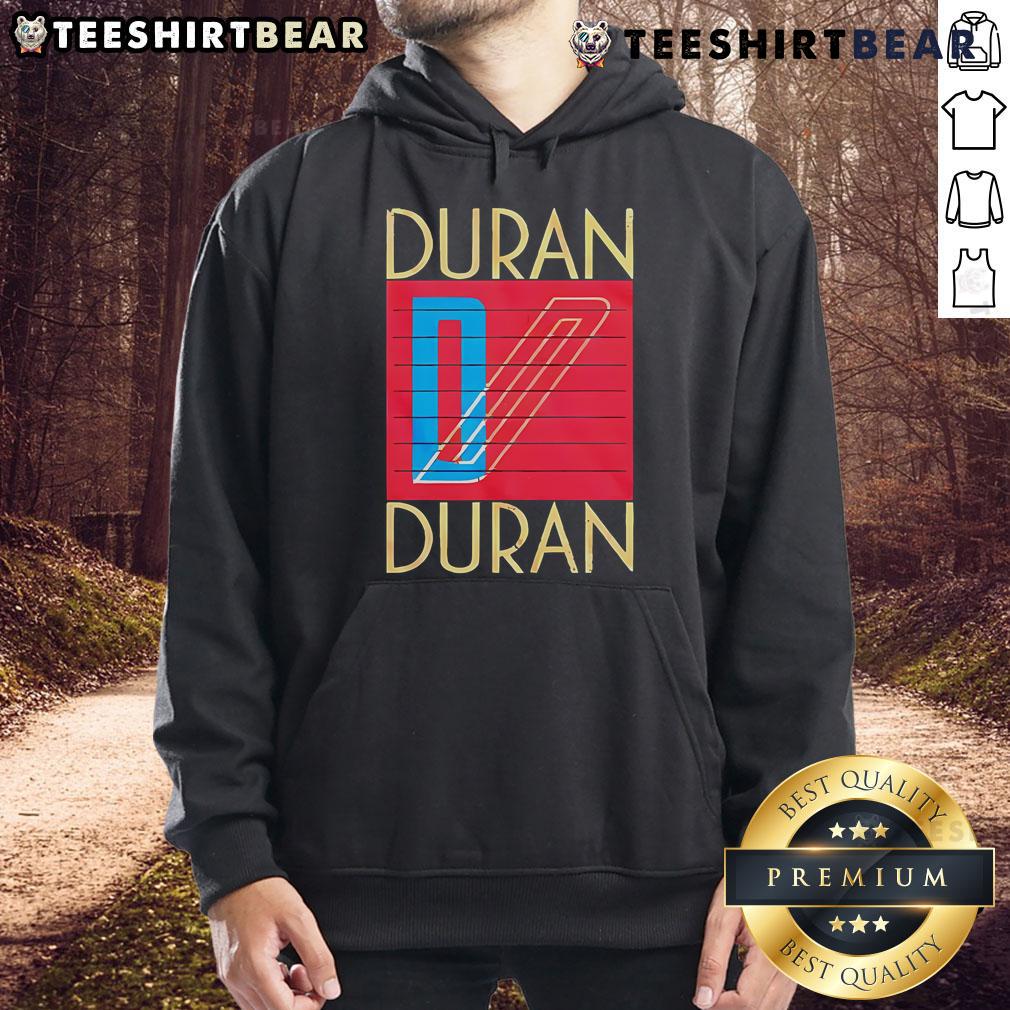 Official Kojima Duran Duran Hoodie featuring a stylish design and vibrant colors, perfect for fans and fashion enthusiasts.