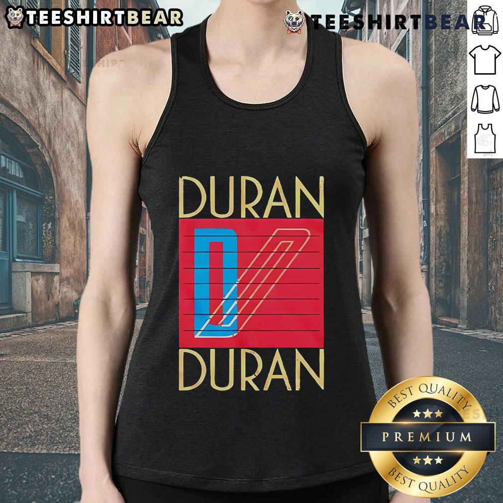 Official Kojima Duran Duran Tank Top featuring vibrant graphics and a stylish design, perfect for fans and casual wear.