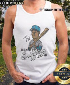 Official Mariners Ken Griffey Jr. The Kid tank top featuring iconic design for baseball fans and collectors.